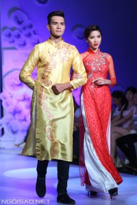 Chọn áo dài cưới cô dâu chú rể đẹp như mơ